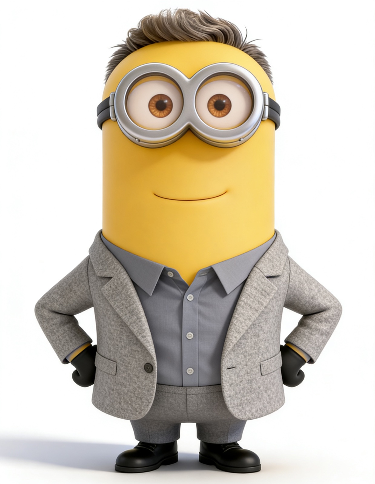 Minions-inspired character design for Borna